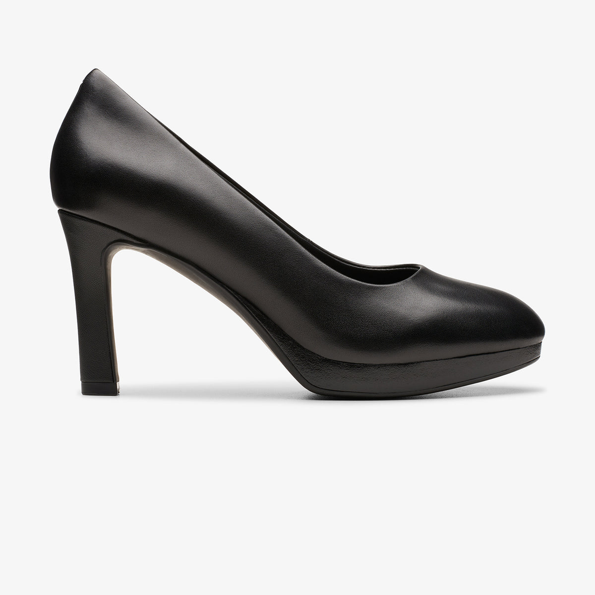 Womens Pavona Court Black Leather