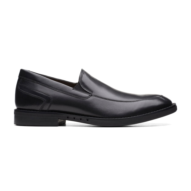 Shop Black Leather Wide Fit Shoes for Men | Clarks UAE