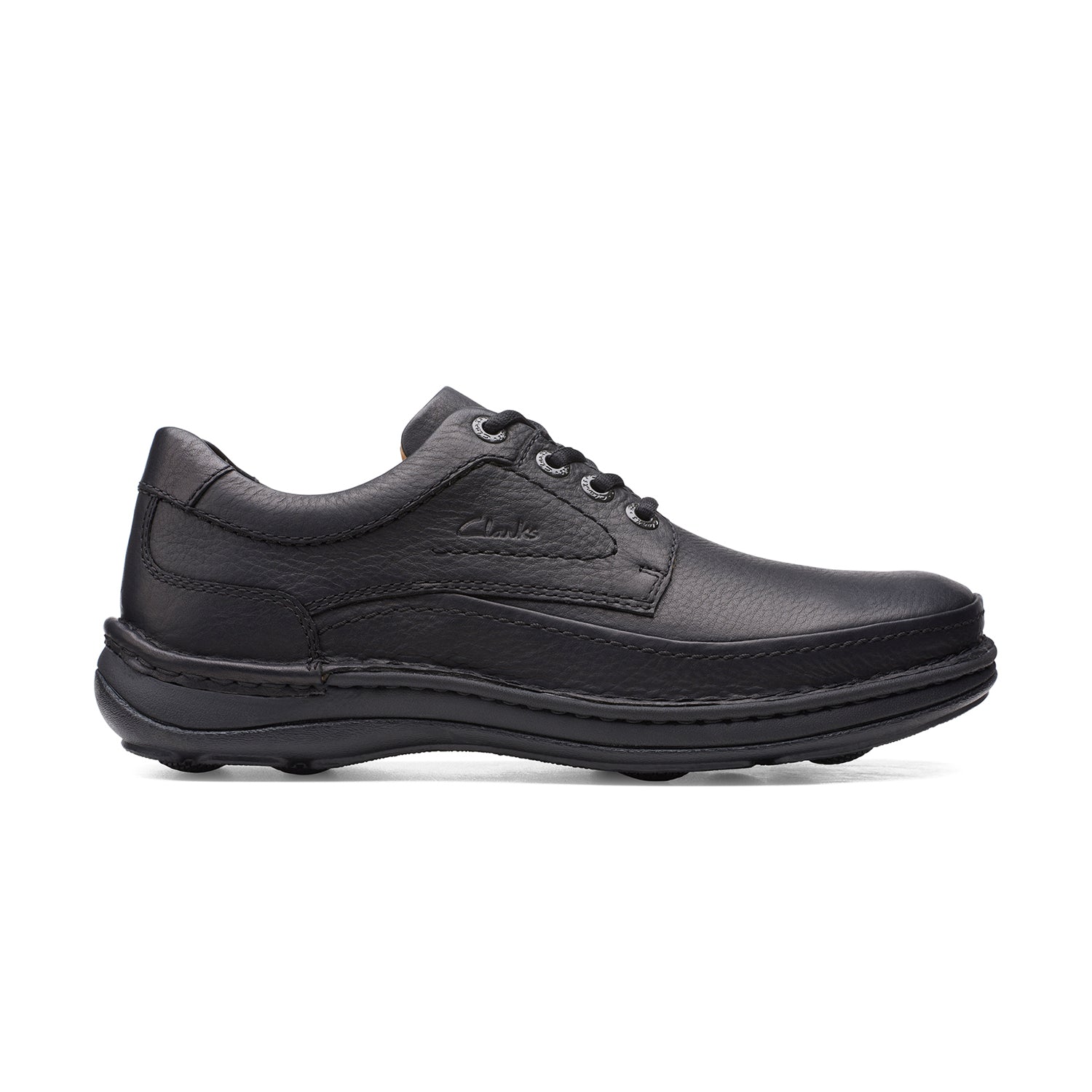 Mens - Nature Three Black Leather