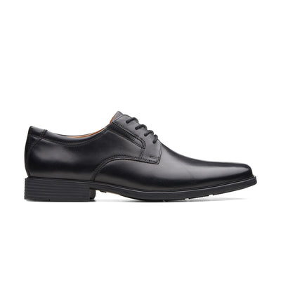 Mens - Tilden Plain Black Leather