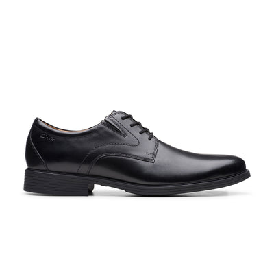 Mens - Whiddon Plain Black Leather