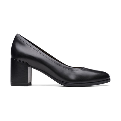 Womens - Freva 55 Court Black Leather