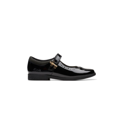 Girls- Lock Magic Kid. Black Patent