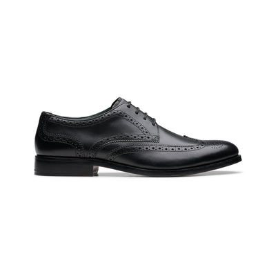 Mens - Craft James Tip Black Leather