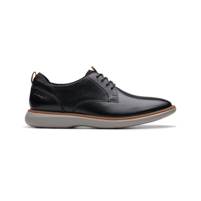 Mens - Brantin Plain Black Leather