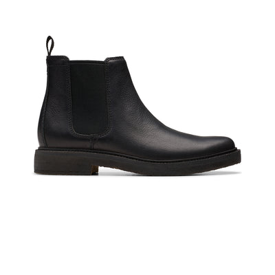 Mens - Clarkdale Easy Black Leather