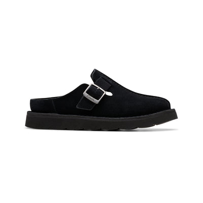 Womens - Solsbury Mule. Black Suede