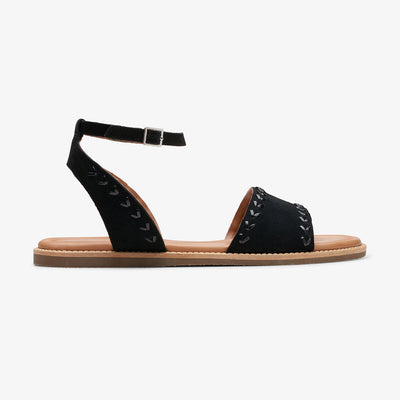 Womens - Maritime May Black Suede